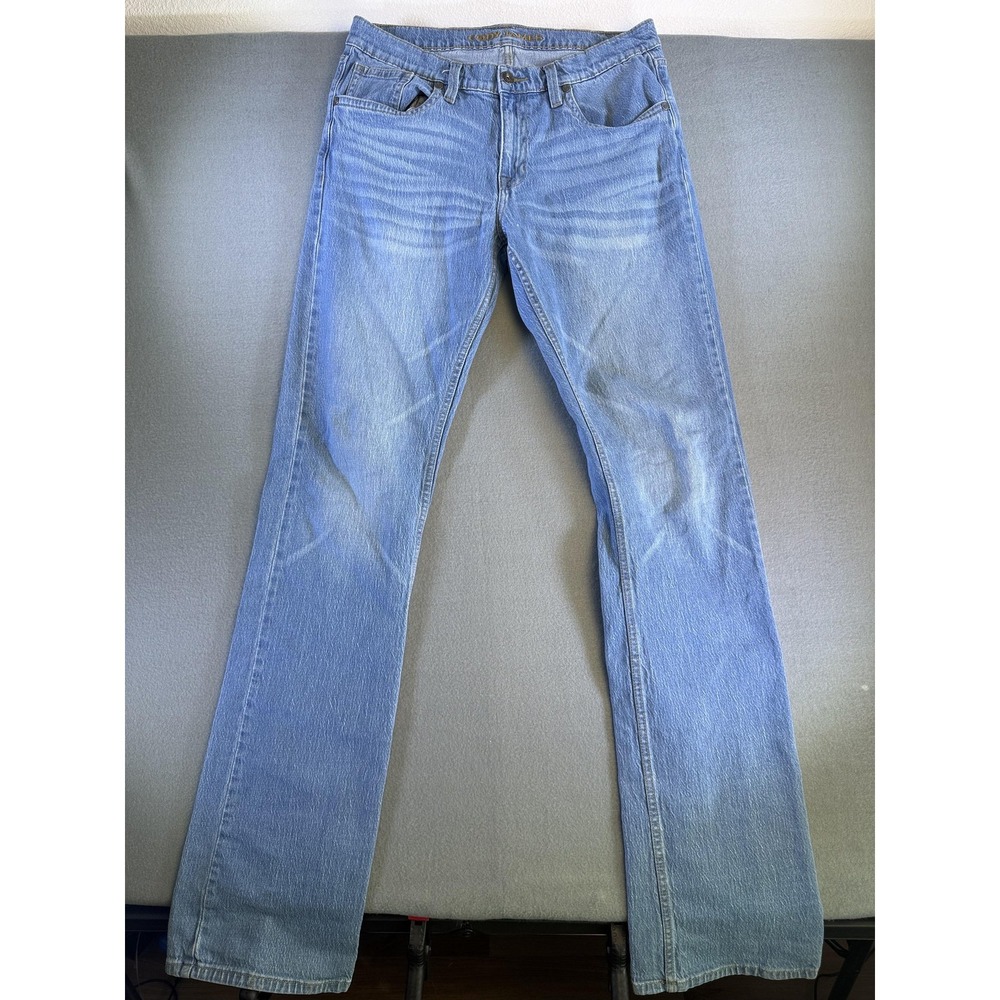 Cody James Jeans Mens 36x36 Blue Light Wash Regular Straight Stretch Western